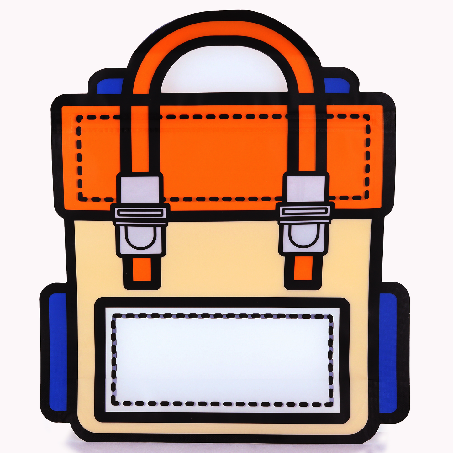 Bulk Gift Bags for Kids Birthday Party Supplies - Goodie Bag for Candy, Food, Snacks or Favors with Resealable Ziplock Seal (Orange S 20)