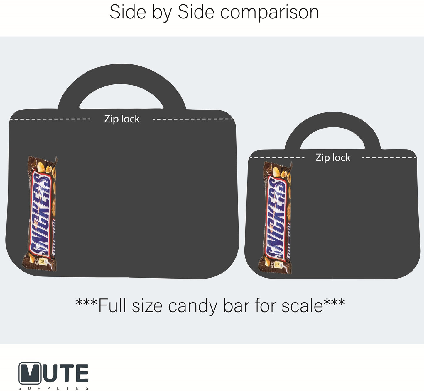 20 Pack Gift Bags for Kids Birthday Party Supplies - Bulk Goodie Bag for Candy, Snacks, or Favors with Resealable Ziplock Seal (Pink/Small)