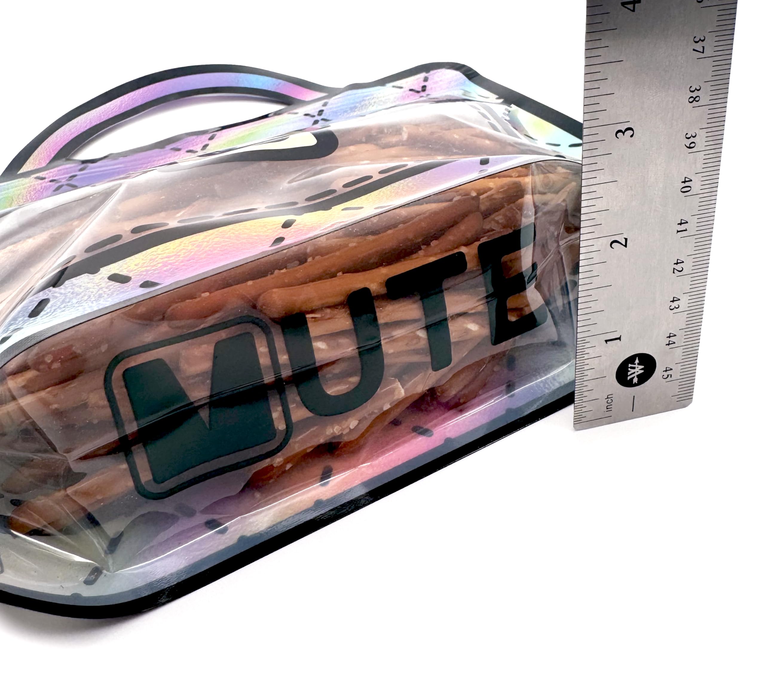 20 Pack Gift Bags for Kids Birthday Party Supplies - Bulk Goodie Bag for Candy, Snacks, or Favors with Resealable Ziplock Seal (Holographic/Small)