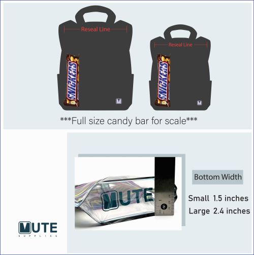 20 Pack Goodie Bags for Kids Birthday Party Supplies - Bulk Gift Bag for Favors, Food, and Candy with Resealable Ziplock Seal (Lets Party/Small)